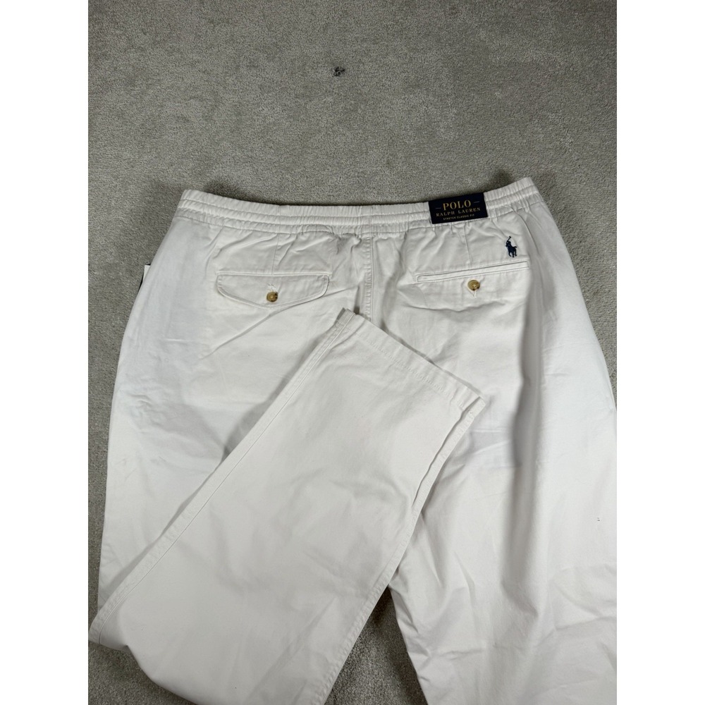 NWT Polo Ralph Lauren Elastic Waistband Pants Stretch Classic Fit Men's Lg. Tall
